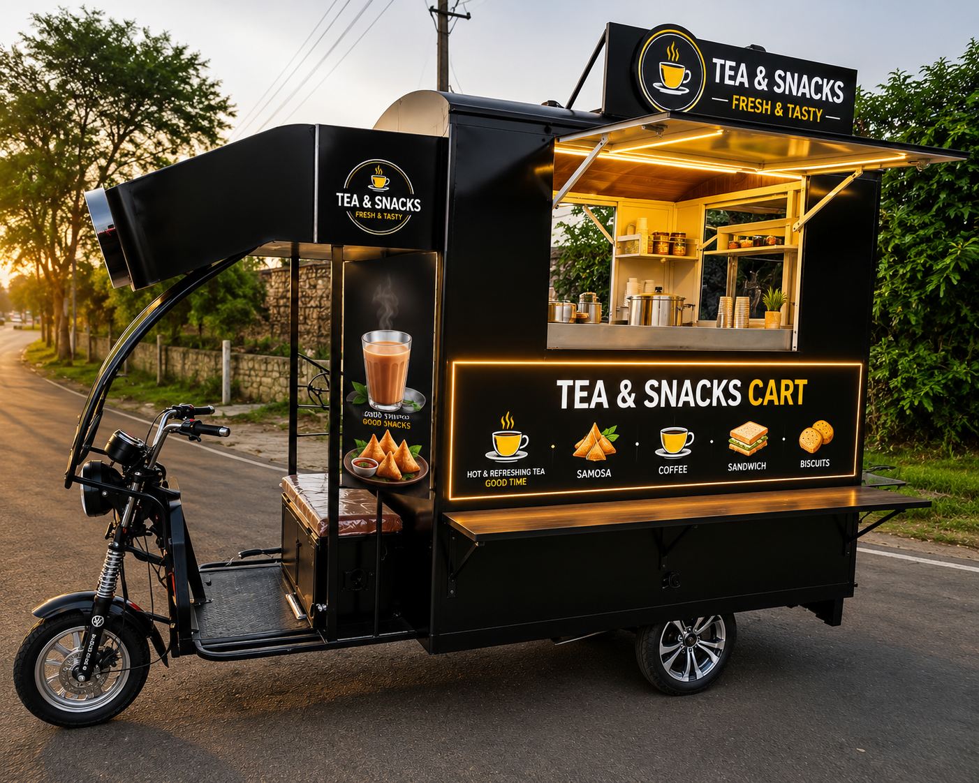 Tea & Snacks Cart