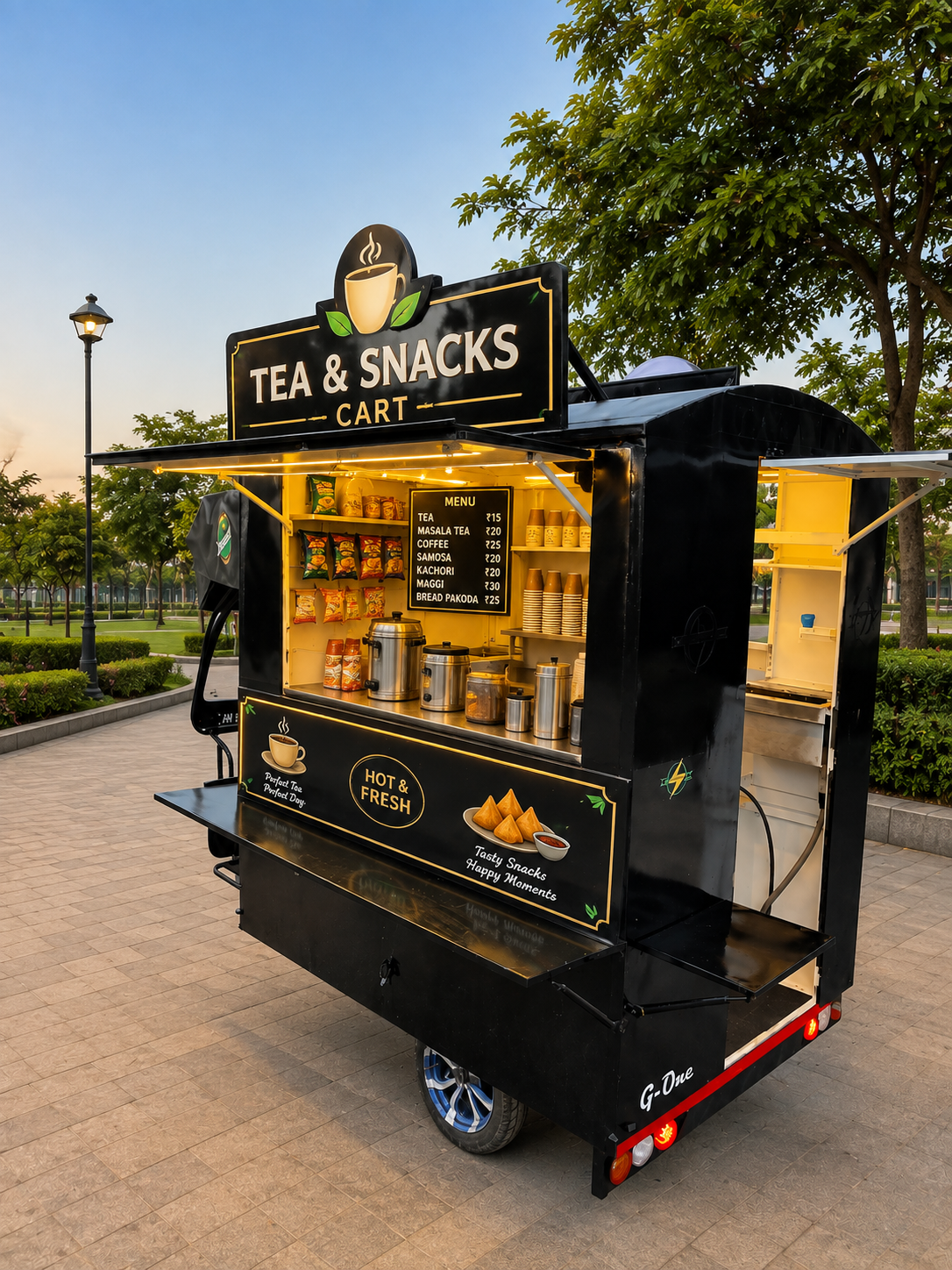 Standard tea and snacks cart ChaiGo